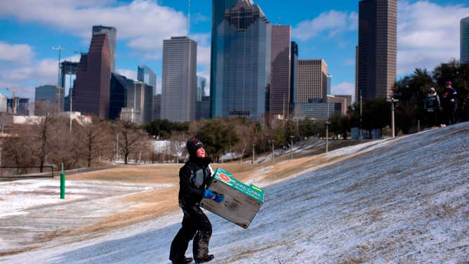 Houston snow in 2021