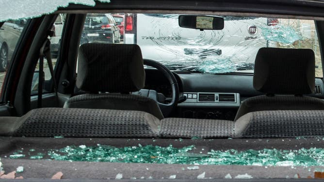 Hail causes damage in Spain