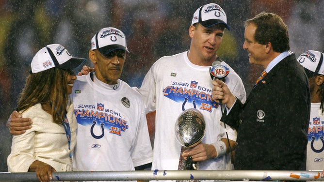 Quarterback Peyton Manning led the domed Indianapolis Colts to a Super Bowl championship during the 2006-07 NFL season. The Colts were the first dome team to win a road playoff game on their way to a Super Bowl appearance.