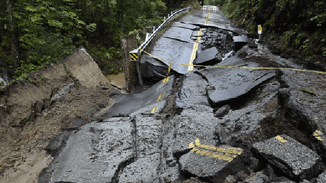 Photos show the scope of damage and destruction after a powerful atmospheric river storm slammed California on Monday, January 9, 2023.v (Getty Images)