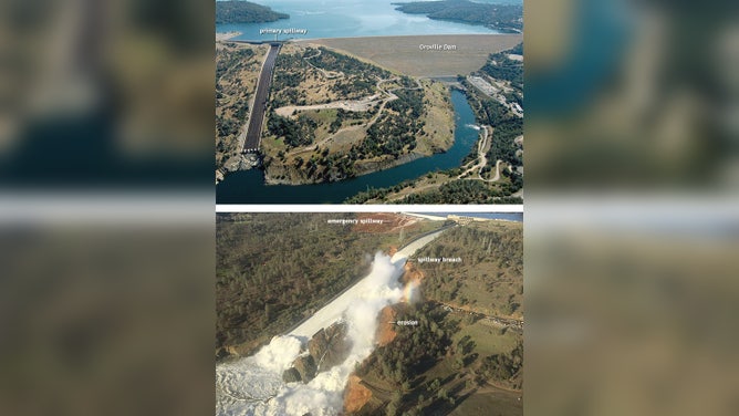 oroville spillway breach