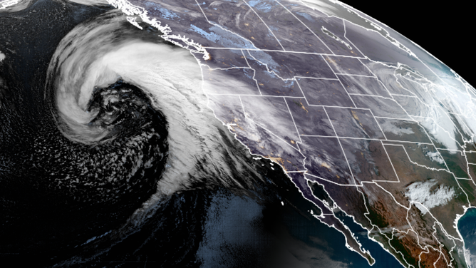 NOAA Satellites Snap Stunning Images Of Potent Bomb Cyclone, Pineapple ...