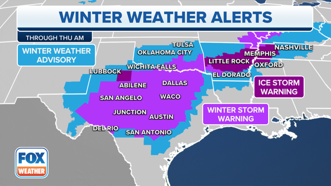 Winter Weather Alerts in effect through at least Thursday morning.