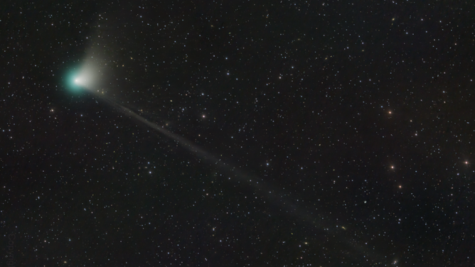 Telescopic image of the comet from January 19, 2023.