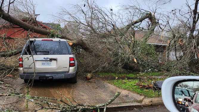 Tornado damage in the Houston Metro area.