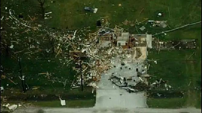 Houston 1992 tornado damage
