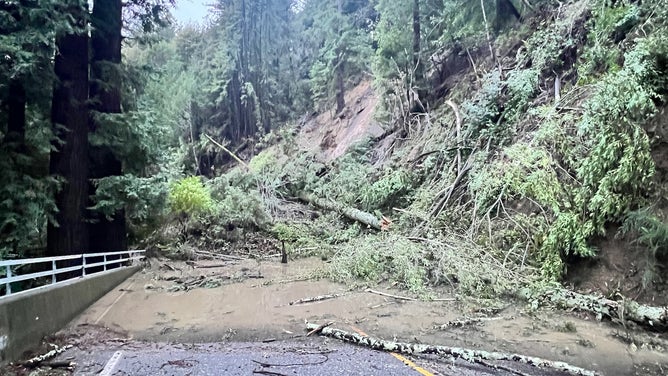 California scenes show devastation from flooding sinkholes amid