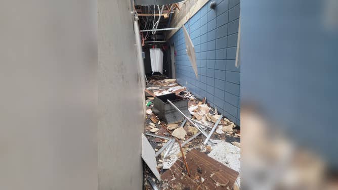 Daycare damaged by a tornado