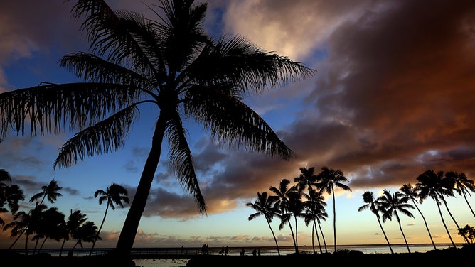 Dawn on January 8, 2014 in Honolulu, Hawaii.