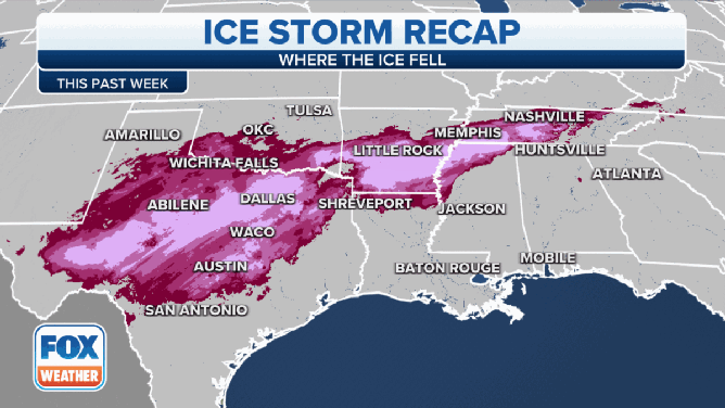 Flooding and severe weather are possible in areas hit hard by a deadly ice storm last week.