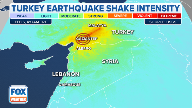 quake shake intensity map