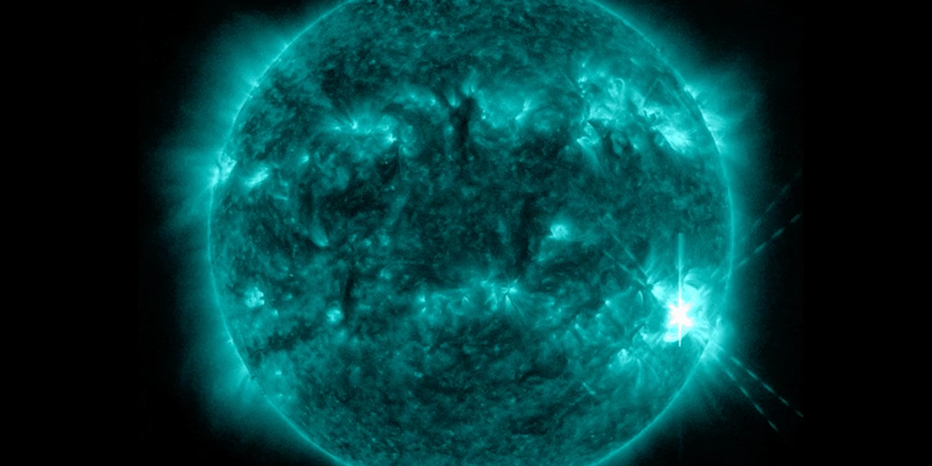 Watch: Intense X-class solar flare erupts from the sun | Fox Weather