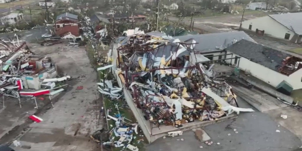 Drone Video Shows Devastation Mile-wide Tornado Left Behind In ...