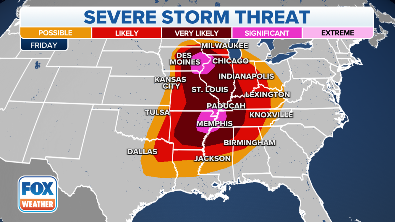 The Daily Weather Update from FOX Weather: Severe weather outbreak ...