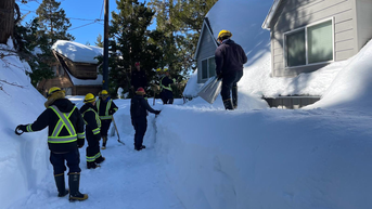 National Guard helping California residents dig out from several feet of snow as more winter weather looms