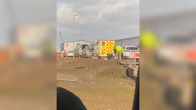 Large Research Vessel Tips Onto Scotland Dock