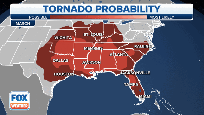 March, April and May usually see a dramatic jump in tornado activity in the United States.