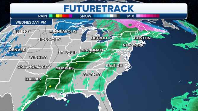 The FOX Weather FutureTrack for Wednesday, April 5, 2023.