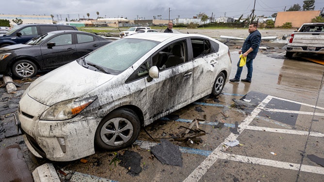 Tornado Touches Down Near Los Angeles In Montebello, California