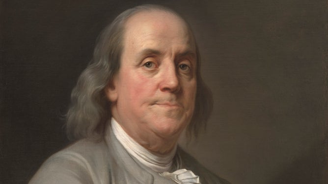 Portrait of Benjamin Franklin by Joseph Siffred Duplessis. 1785. 