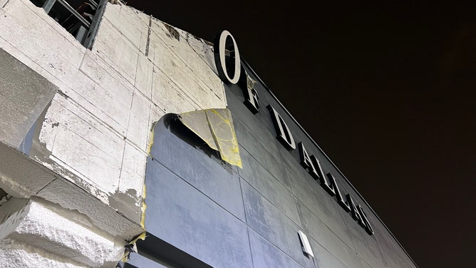 Damage to Irving, Texas Auto Dealership