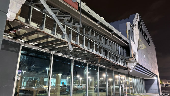 Damage to Irving, Texas Auto Dealership