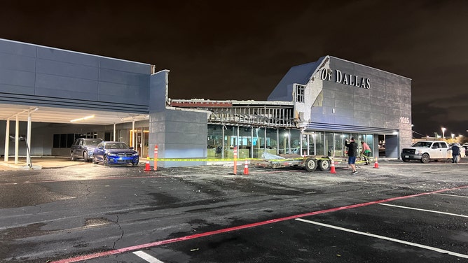 Damage to Irving, Texas Auto Dealership