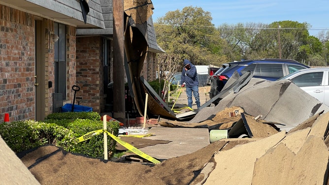 Damage to Irving, Texas Apartment