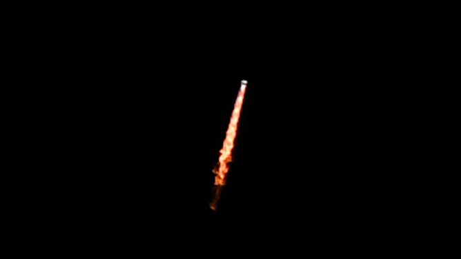CAPE CANAVERAL, FLORIDA, UNITED STATES - MARCH 22: Relativity Space Terran 1 rocket successfully launches from pad 16 at Cape Canaveral Space Force Station on March 22, 2023 in Cape Canaveral, Florida, United States. The Terran 1 rocket, which was launched from Cape Canaveral, suffered a failure shortly after lifting off. This was the third attempt to launch the worlds first 3D-printed rocket.