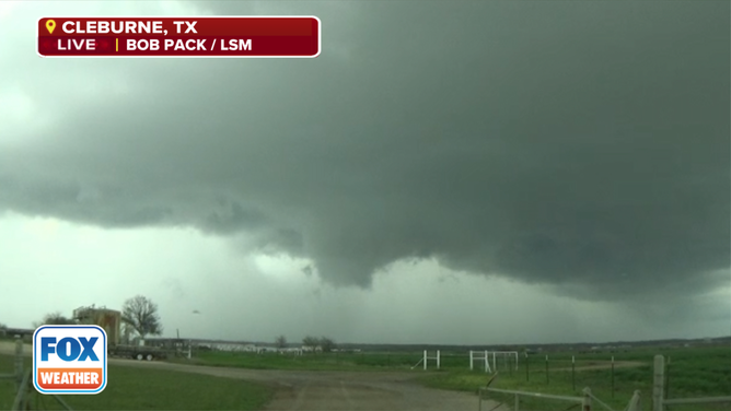 Scud clouds in Texas