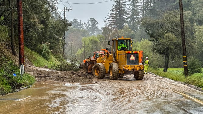 Mudslide in Santa Cruz County