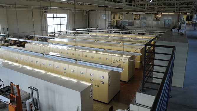 A view of the Texas Vertebrate Paleontology Collections.