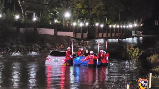 Water Rescue during California Atmospheric River