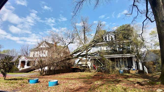 Storm damage in Morgan County, Alabama. March 3, 2023.