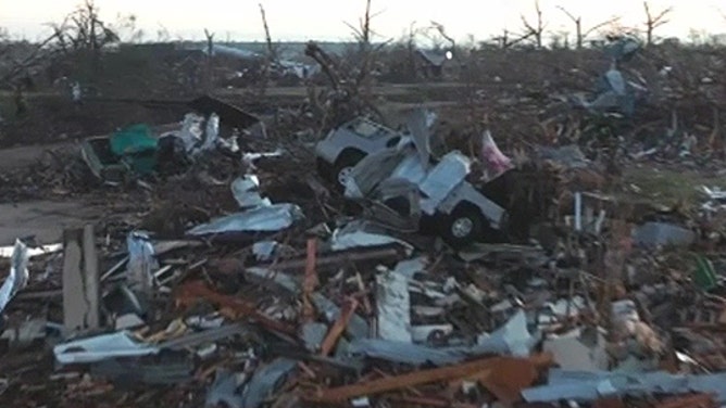 Tornado Damage in Rolling Fork, Mississippi