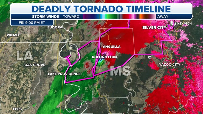 Radar tracks deadly Mississippi tornado