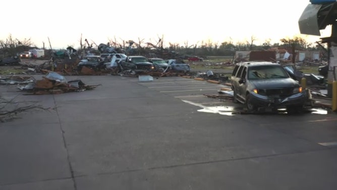 Tornado Damage in Rolling Fork, Mississippi