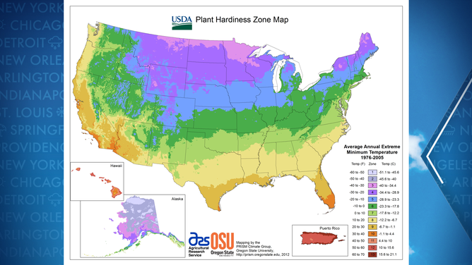 USDA Zone Map