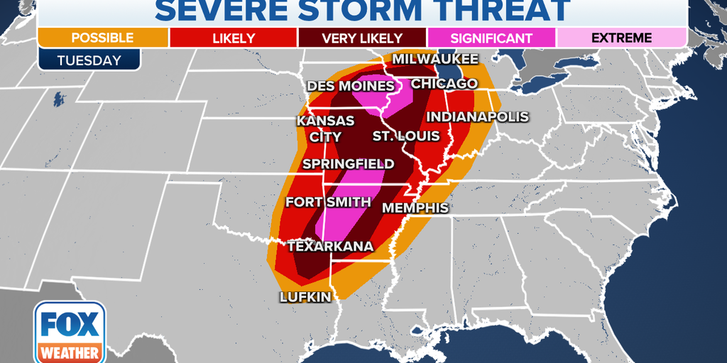 Another Widespread Severe Weather Threat With Strong Tornadoes To ...