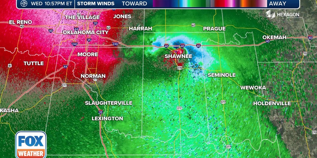 Shawnee, Oklahoma, tornado features 2 rare meteorological phenomena