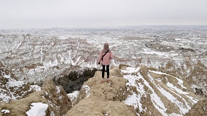 Weather shaped Badlands over millions of years resulting in other-worldy landscape