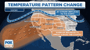 Pattern shift to usher in coast-to-coast weather changes from Easter weekend into next week