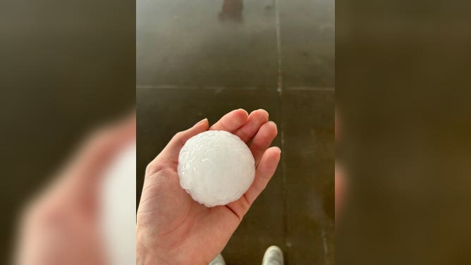 Tennis ball sized in Oklahoma