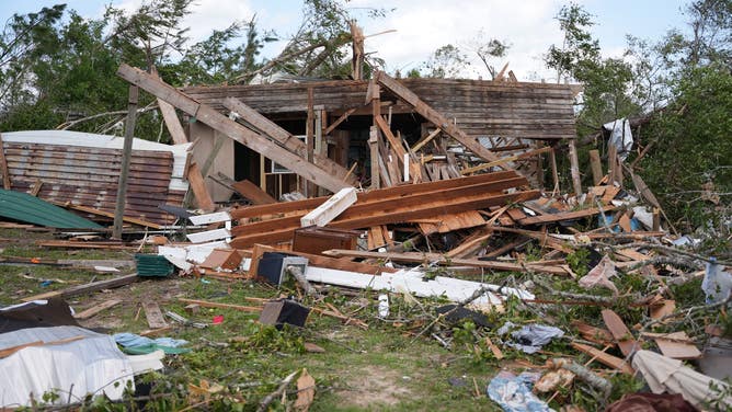 Drone Video Shows Tornado Damage In Florida Town