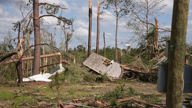 Florida tornado damage