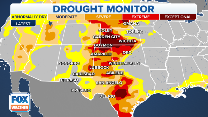Drought Monitor. April 4, 2023.
