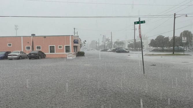 Flooding in Fort Lauderdale, Florida. April 12, 2023.