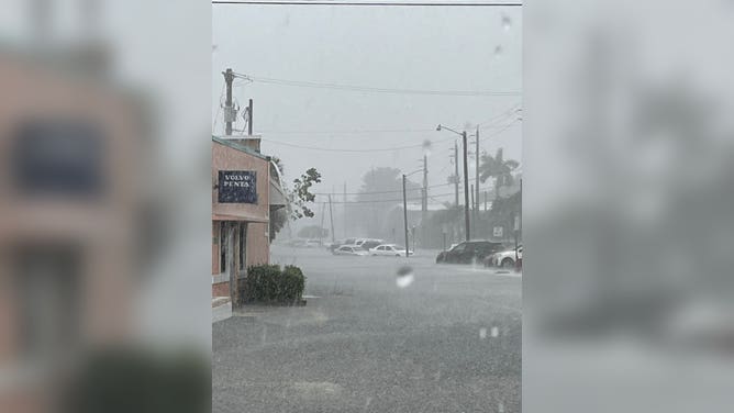 Flooding in Fort Lauderdale, Florida. April 12, 2023.