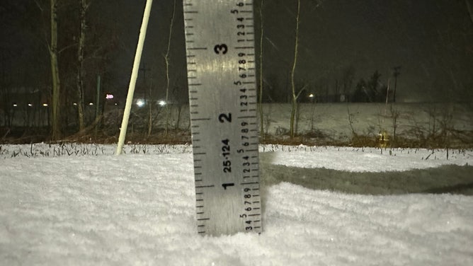 Between 1 a.m. and 2 a.m. local time, 0.3" of snow and sleet fell. This brought the seasonal total to 135.4", officially tying the 1995-1996 season for the snowiest winter season on record at Duluth -- but more snow came along. April 20, 2023.