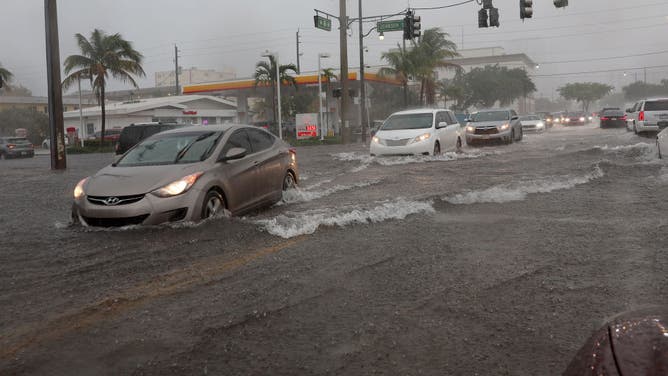 Severe Weather Passes Through South Florida